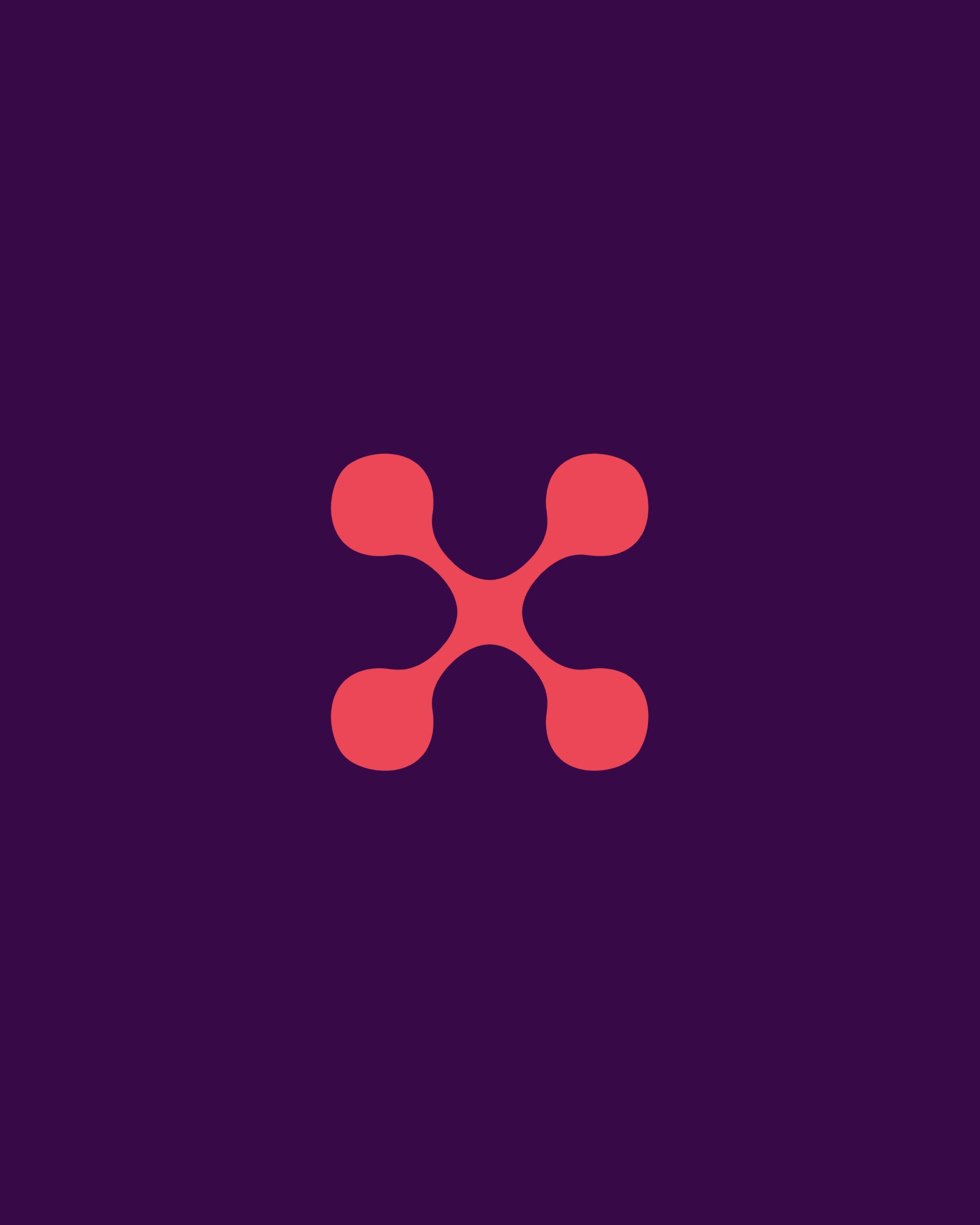 Cortex Summit coral symbol on a deep purple background