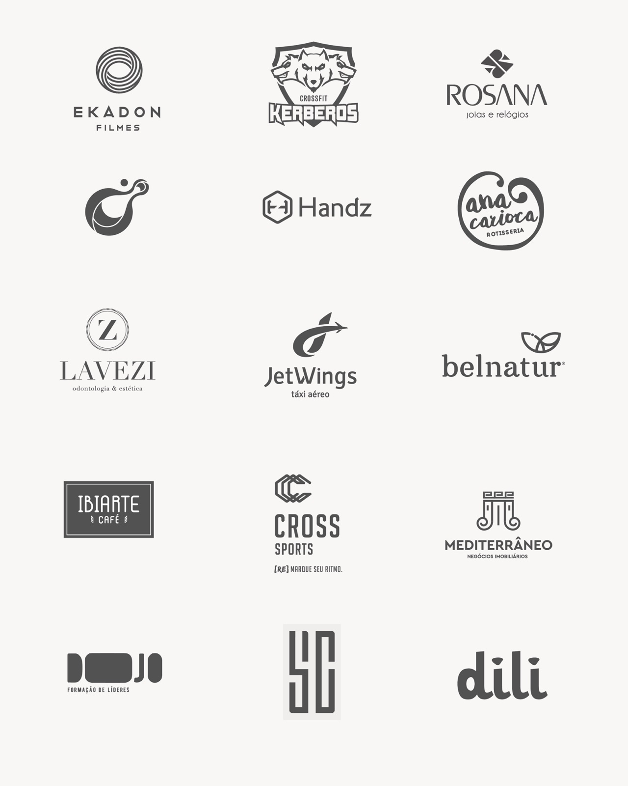 Grid of brand logos from the logofolio collection