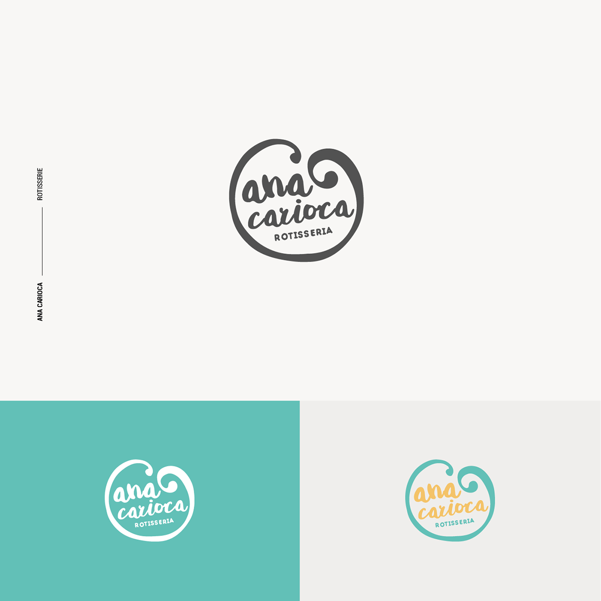 Ana Carioca — rotisserie logo presentation