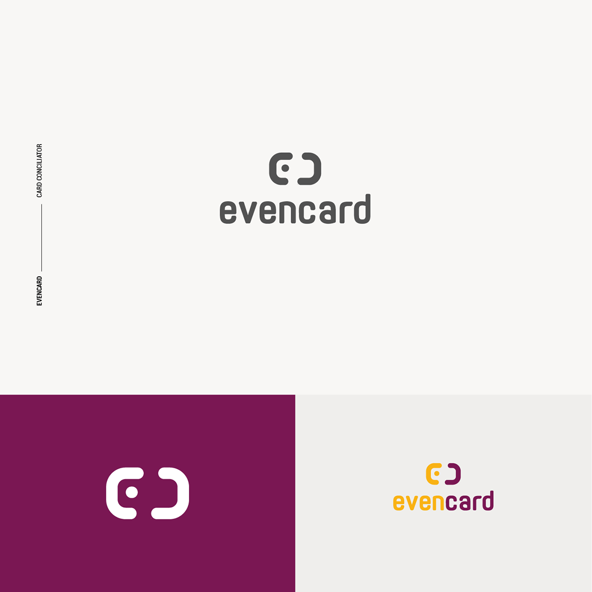 Evencard — card conciliator logo presentation