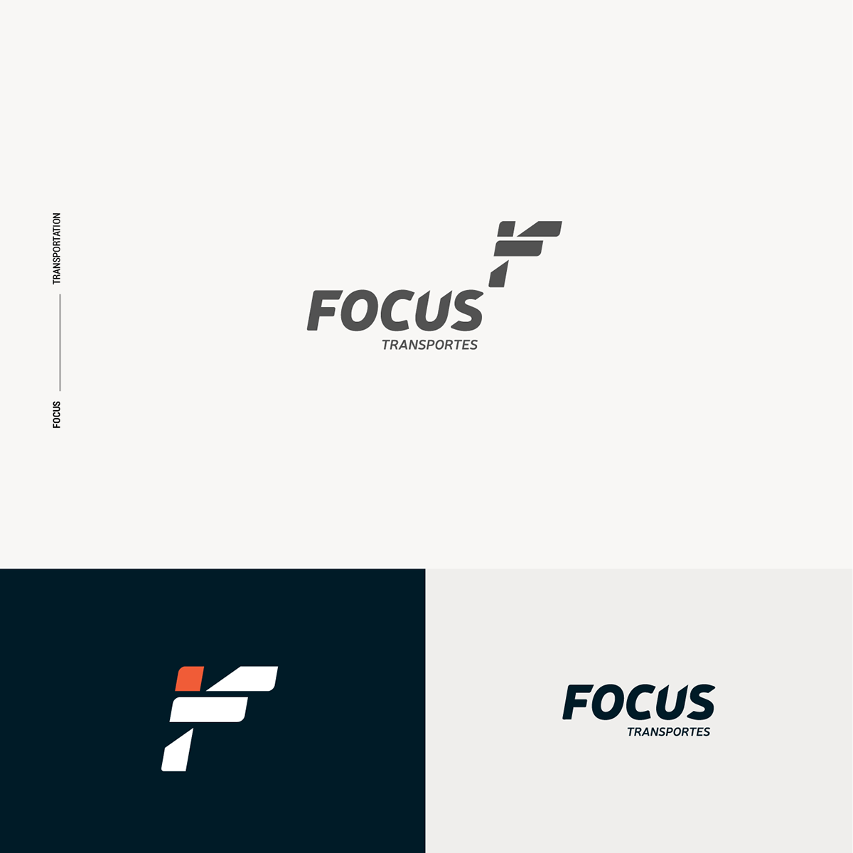 Focus Transportes — transportation logo presentation