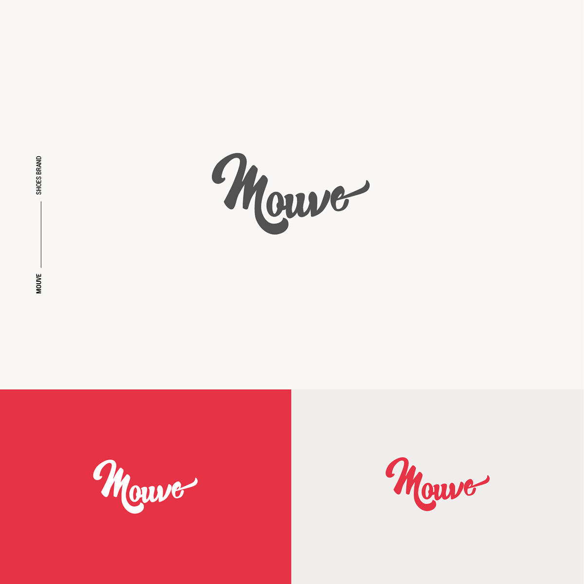 Mouve — shoes brand logo presentation