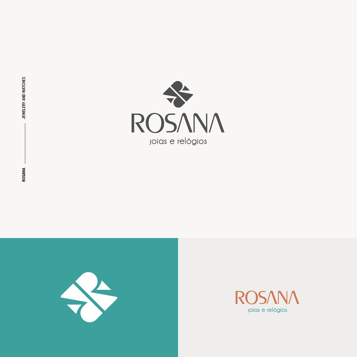 Rosana — jewelry and watches logo presentation